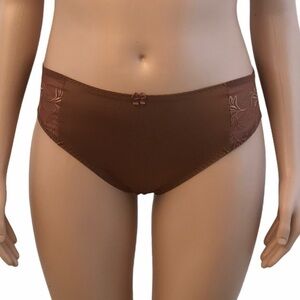 Elomi Kristie Plus Size Brief Panty Cocoa 3XL